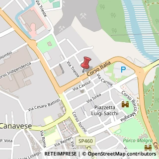 Mappa Corso Italia, 41, 10086 Rivarolo Canavese, Torino (Piemonte)