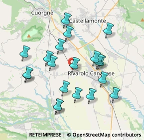 Mappa Via Giacomo Andrea Bertano, 10083 Favria TO, Italia (3.711)