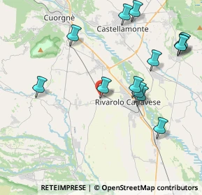 Mappa Via Giacomo Andrea Bertano, 10083 Favria TO, Italia (4.58538)