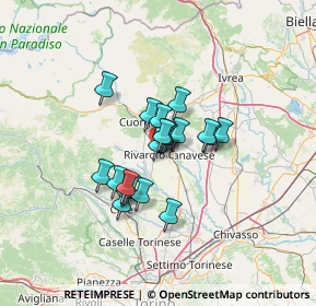 Mappa Via Giacomo Andrea Bertano, 10083 Favria TO, Italia (8.666)