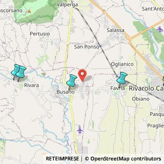 Mappa Via Luigi Einaudi, 10080 Busano TO, Italia (3.83231)