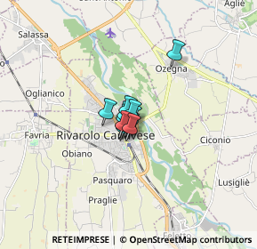 Mappa Via Carisia, 10086 Rivarolo Canavese TO, Italia (0.545)