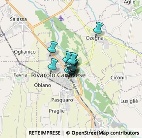 Mappa Via Carisia, 10086 Rivarolo Canavese TO, Italia (0.564)