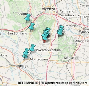 Mappa Via Cà Martinati, 36040 Sossano VI, Italia (8.85438)