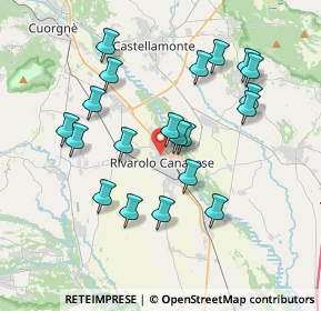 Mappa Via Montenero, 10086 Rivarolo Canavese TO, Italia (3.609)