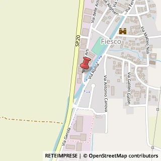 Mappa Via delle Arti,  1, 26010 Fiesco, Cremona (Lombardia)