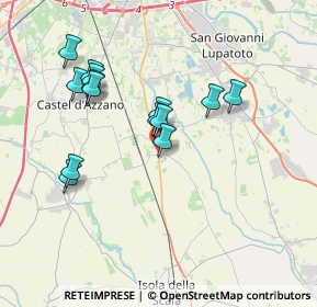 Mappa Via Provinciale Sud, 37060 Buttapietra VR, Italia (3.44429)