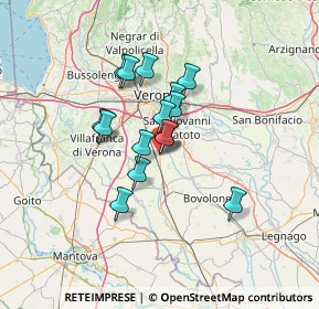 Mappa Via Provinciale Sud, 37060 Buttapietra VR, Italia (9.60733)