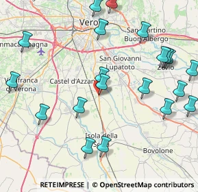 Mappa Via Provinciale Sud, 37060 Buttapietra VR, Italia (9.9725)