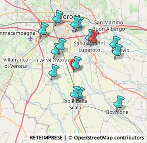 Mappa Via Provinciale Sud, 37060 Buttapietra VR, Italia (7.15267)