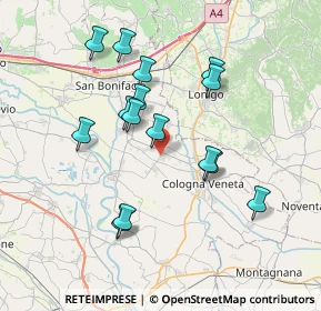 Mappa Viale Europa, 37047 Veronella VR, Italia (6.87733)