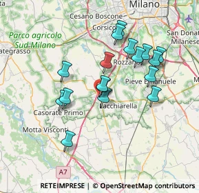Mappa Vicolo Martiri d'Ungheria, 20082 Binasco MI, Italia (6.42059)