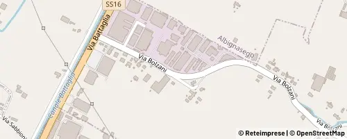 Mappa Maserà di Padova