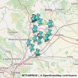 Mappa Via Roma, 10030 Vische TO, Italia (10.962)
