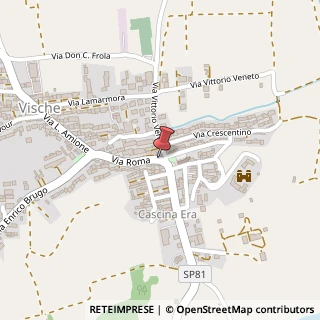 Mappa Via Roma, 2, 10030 Vische, Torino (Piemonte)