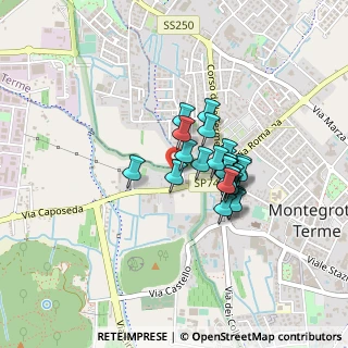 Mappa Via Enrico Toti, 35036 Montegrotto Terme PD, Italia (0.28519)