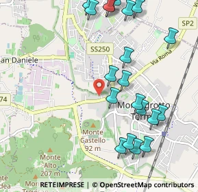 Mappa Via Enrico Toti, 35036 Montegrotto Terme PD, Italia (1.2035)