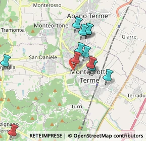 Mappa Via Enrico Toti, 35036 Montegrotto Terme PD, Italia (1.76583)