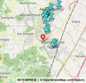 Mappa Via Enrico Toti, 35036 Montegrotto Terme PD, Italia (1.83286)