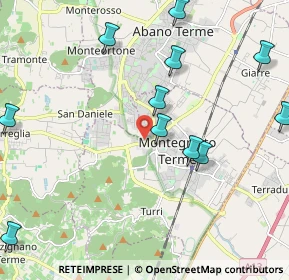 Mappa Via Enrico Toti, 35036 Montegrotto Terme PD, Italia (2.48)