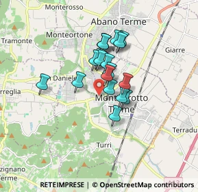 Mappa Via Enrico Toti, 35036 Montegrotto Terme PD, Italia (1.20632)