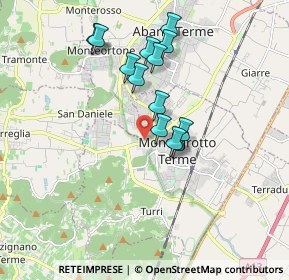 Mappa Via Enrico Toti, 35036 Montegrotto Terme PD, Italia (1.55692)