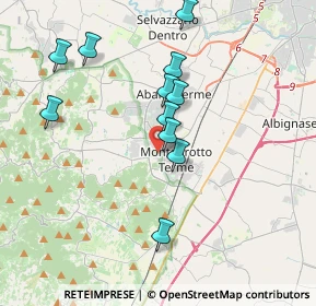 Mappa Via Enrico Toti, 35036 Montegrotto Terme PD, Italia (3.49909)