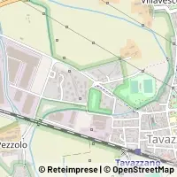 Mapa Tavazzano con Villavesco