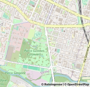 Mappa Via Modesto Panetti, 10135 Torino TO, Italia (0.25385)