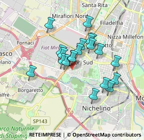 Mappa Via Domenico Coggiola, 10135 Torino TO, Italia (1.4235)