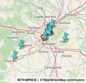 Mappa Via Domenico Coggiola, 10135 Torino TO, Italia (9.03333)