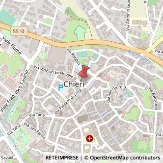Mappa Via Vittorio Emanuele II, 33, 10023 Chieri, Torino (Piemonte)