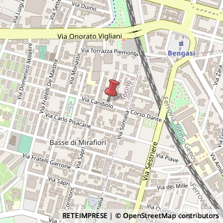 Mappa Via Candiolo, 16, 10127 Torino, Torino (Piemonte)