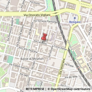 Mappa Via Candiolo,  13, 10127 Torino, Torino (Piemonte)