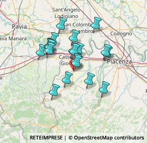 Mappa 29011 Borgonovo Val Tidone PC, Italia (11.0475)
