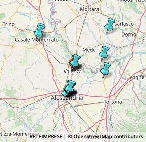 Mappa Via Cavour, 15048 Valenza AL, Italia (10.78333)