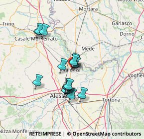 Mappa Via Cavour, 15048 Valenza AL, Italia (10.77625)