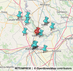 Mappa Via Cavour, 15048 Valenza AL, Italia (10.92333)