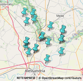 Mappa Via Cavour, 15048 Valenza AL, Italia (6.6055)