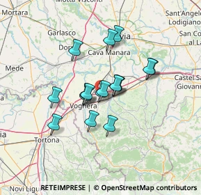 Mappa Strada Provinciale, 27054 Montebello della Battaglia PV, Italia (9.87412)