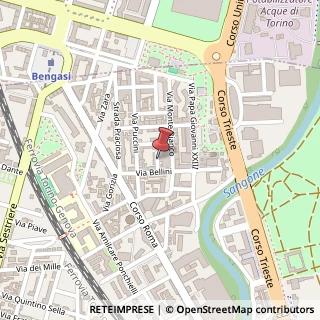 Mappa Via Gaetano Donizetti, 4, 10024 Moncalieri, Torino (Piemonte)
