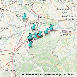 Mappa Via Ponte Romano, 27045 Casteggio PV, Italia (8.565)
