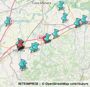 Mappa Via Ponte Romano, 27045 Casteggio PV, Italia (9.0165)