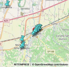 Mappa Via Console Flaminio, 27045 Casteggio PV, Italia (1.04692)