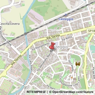 Mappa Via Manzoni Alessandro, 18, 27045 Casteggio, Pavia (Lombardia)