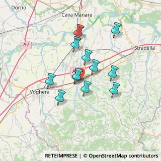 Mappa Via Risorgimento, 27045 Casteggio PV, Italia (5.63583)