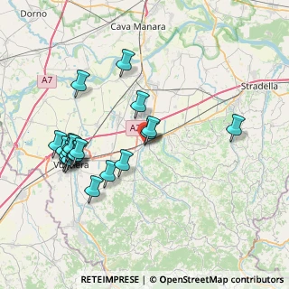 Mappa Via Risorgimento, 27045 Casteggio PV, Italia (8.1195)