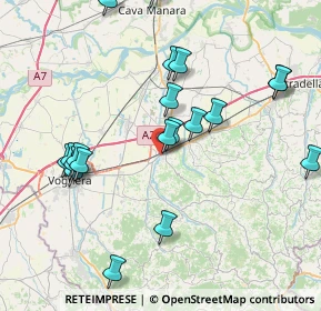 Mappa Via Risorgimento, 27045 Casteggio PV, Italia (8.654)