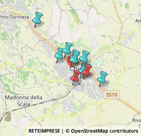 Mappa Viale Fasano Ang, 10023 Chieri TO, Italia (0.99545)