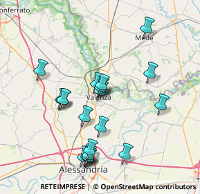 Mappa Via Magenta, 15048 Valenza AL, Italia (7.536)
